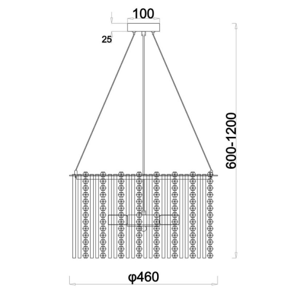 Подвесная люстра Escada 2104/6S