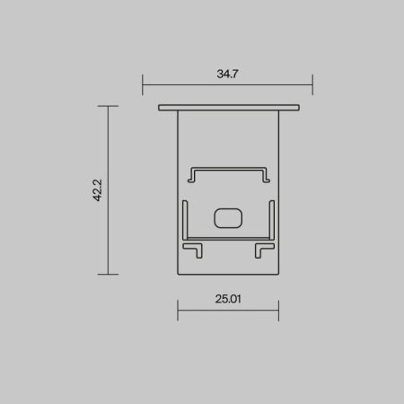 Заглушка профиля Maytoni Technical 642054
