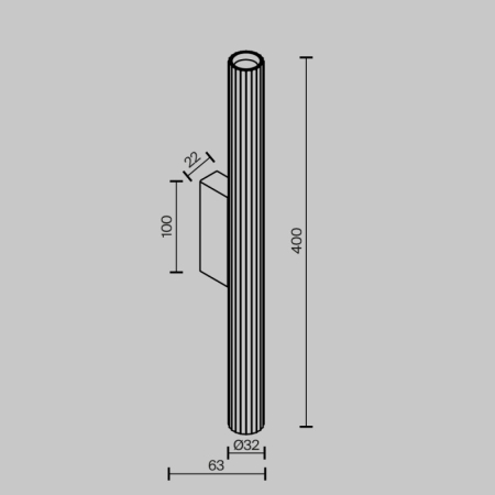 Бра Maytoni Technical C082WL-12W2.7K-BS