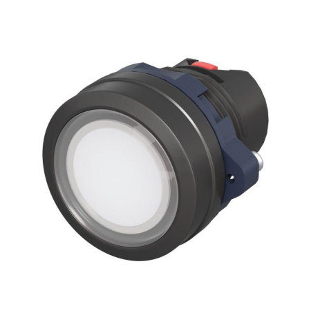 Головка кнопки плоская прозрачная без фиксации бел. DKC M22P-FMLWP