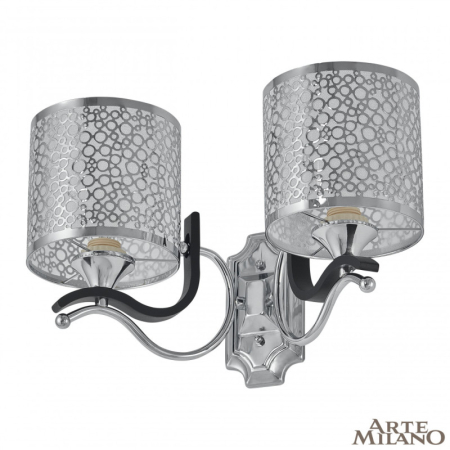 Бра Arte Milano 306787/2W Bk/Ni