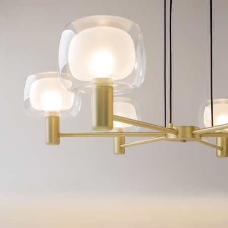 Люстра на штанге Maytoni MOD411PL-06G