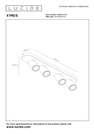 Спот LUCIDE 23954/21/31