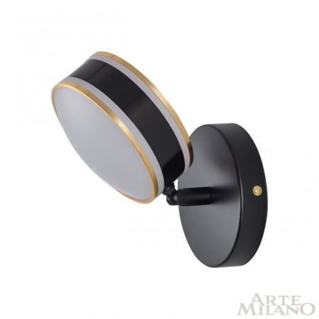 Бра Arte Milano 277599/1B BK/GD