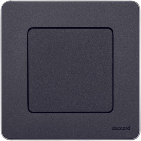 Выключатель 1-кл. Inspiria 10А IP20 250В 10AX механизм антрацит IEK 673603