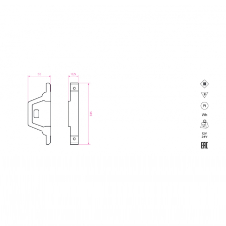 SABER 60.1 Торцевые элементы (заглушки) для SABER 60