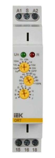Реле времени многофункц. ORT 1 контакт 230В AC IEK ORT-M1-AC230V