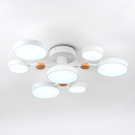 Люстра на штанге LED4U L3201-700 WT