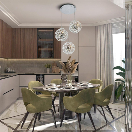 Подвесная люстра MODELUX MS.9029.18 CR