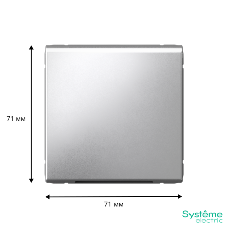 Вывод кабеля ArtGallery механизм алюм. SE GAL000399