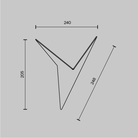 Бра Maytoni Technical C808WL-L3B