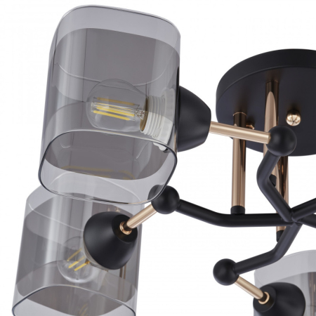 Накладная люстра Arte Milano 324308/5 BK+FG