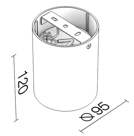 Накладной светильник LeDron HDL5600 Black
