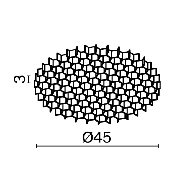 Антибликовая решетка Maytoni Technical HoneyComb-D45