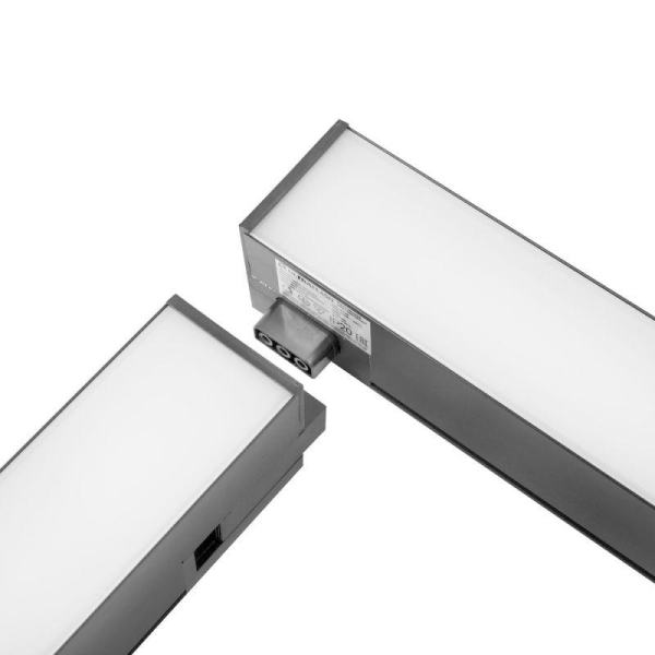 Светильник светодиодный офисный LPL-6010 1200х55х55 50Вт 4000К LED черн. Ultraflash 15548