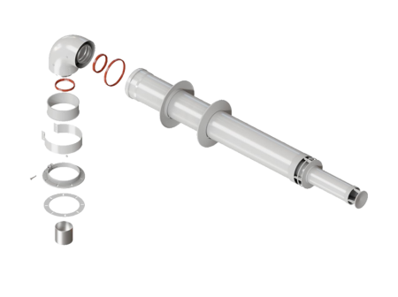 Комплект коаксиальный универсальный Royal Thermo АНТИЛЕД 60/100 - 1000мм