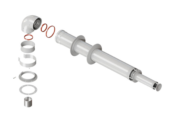 Комплект коаксиальный универсальный Royal Thermo АНТИЛЕД 60/100 - 1000мм