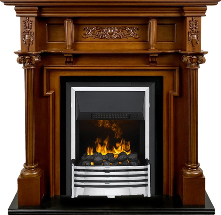 Dimplex Каминокомплект Oxford - Орех с очагом Flagstaff