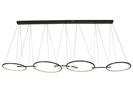 Подвесная люстра Newport 15207/S black glossy