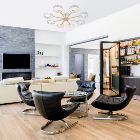 Люстра на штанге Escada 679/8P White