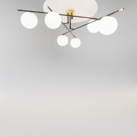 Люстра на штанге Maytoni MOD048CL-06G