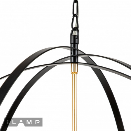 Подвесная люстра iLamp 9977-800 GL+BK