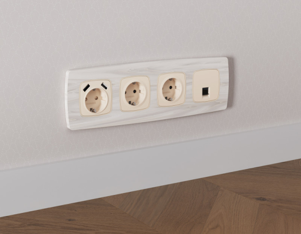 Розетка Ambrella Volt MO332005