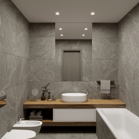 IZAR DUO FLAT Встраиваемый потолочный гипсовый светильник