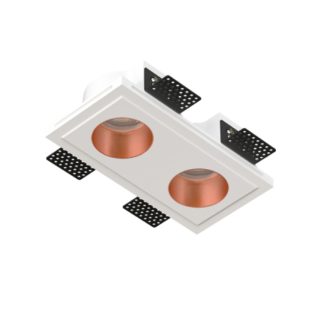 QUASAR 55 DUO COPPER Встраиваемый потолочный гипсовый светильник