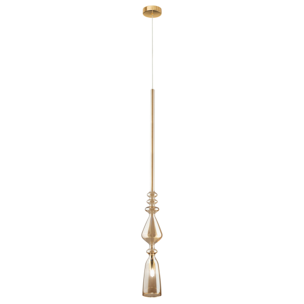 Crystal Lux Светильник подвесной Crystal Lux LUX NEW SP1 B AMBER