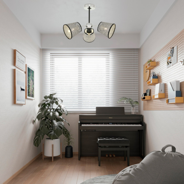 Люстра на штанге Arte Milano 320007/3 CR.BK