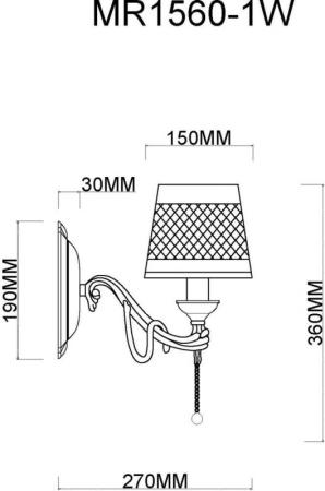 Бра MyFar MR1560-1W