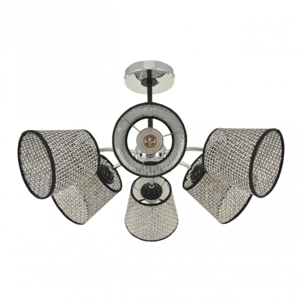 Люстра на штанге Arte Milano 320007/3+3 CR.BK