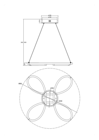 Подвесная люстра Freya FR6047PL-L70W