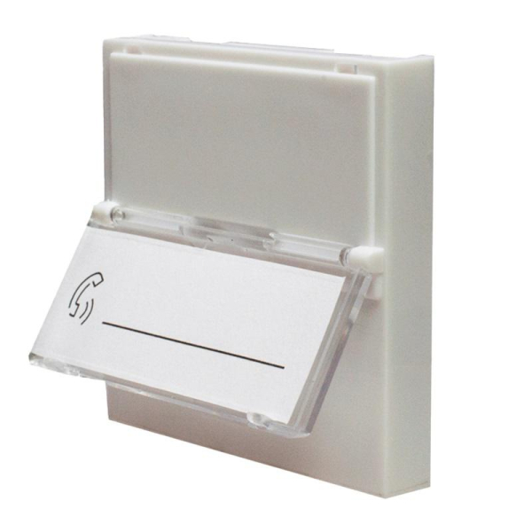 Панель лицевая 1 порт 45х45 Keystone шторка откидное маркиров. окно (DIY) SUPRLAN 10-0301-1