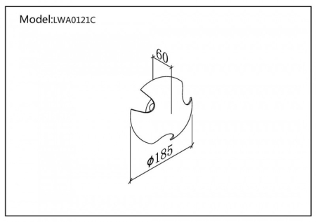 Светильник настенный DesignLed LWA0121C-WH-WW