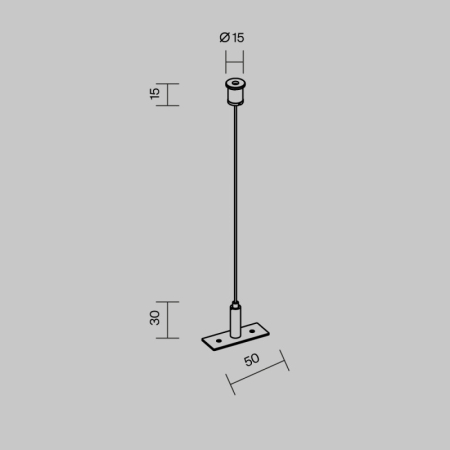 Подвесной комплект Maytoni O-TR001-PB-H2M
