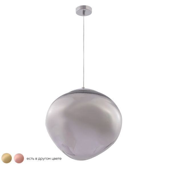 Crystal Lux Светильник подвесной Crystal Lux MALAGA SP1 D360 CHROME