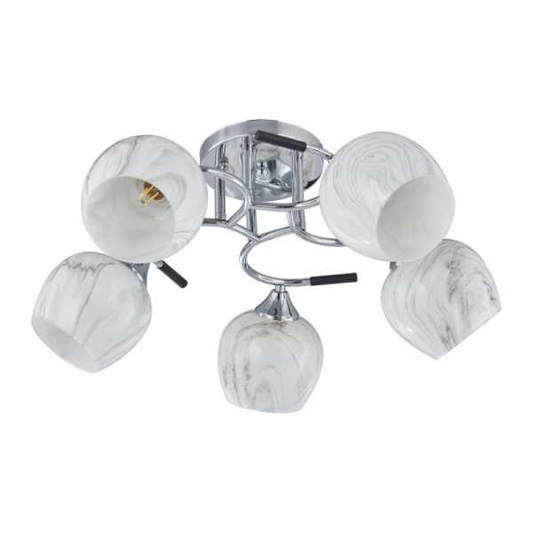 Накладная люстра Arte Milano 327985/5 CR+BK