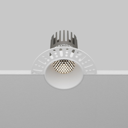 Встраиваемый светильник Maytoni Technical DL124-10W-4K-TRS-W