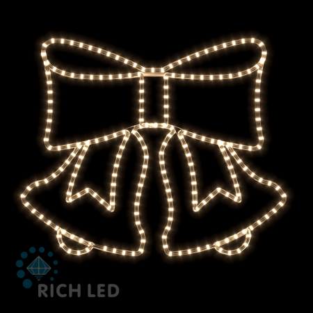 2Д Елочная игрушка Двойной колокольчик , 700*850 мм, 24В