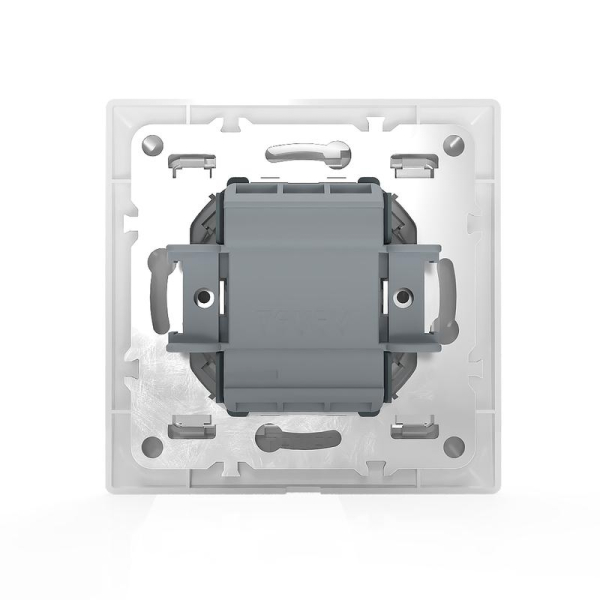 Выключатель 1-кл. СП AVA 10А IP20 с индикатором в сборе бел. TOKOV LIGHT TKL-AV-V1IF-C01