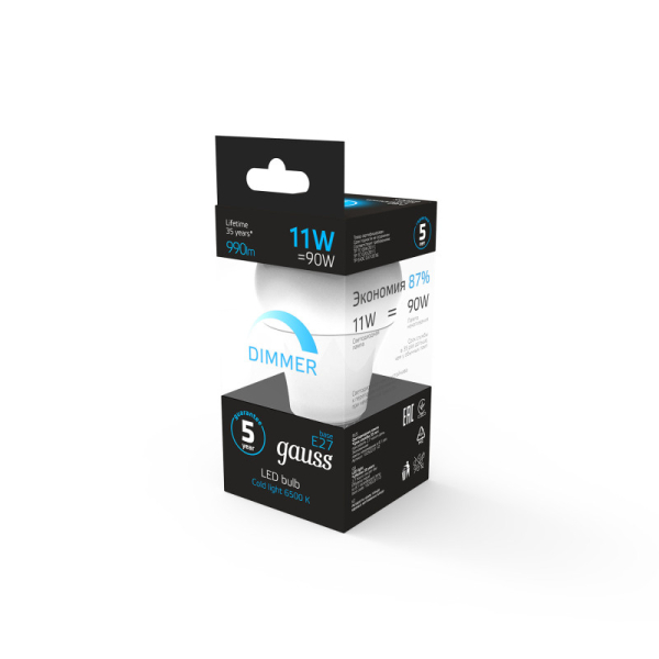 Светодиодная лампа Gauss 102502311-D