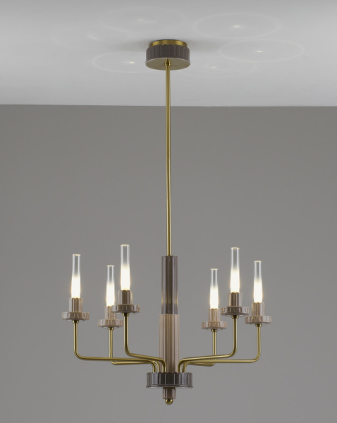 Люстра на штанге Moderli V11691-PL