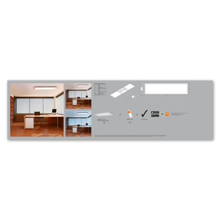 Светильник светодиодный SMART WIFI PLANON PLUS 120X30 TW LEDVANCE 4058075525405