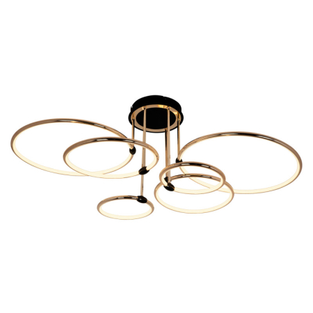 Накладная люстра LED4U L3301-6 GD-BK