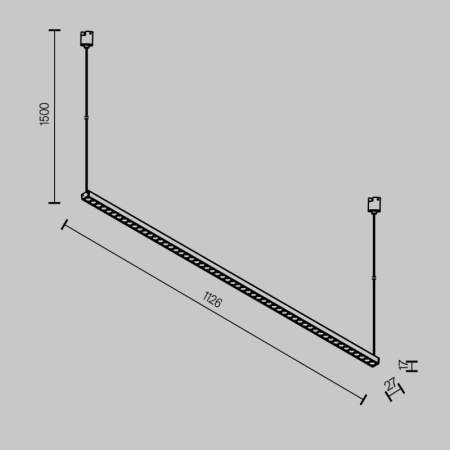 Светильник на шине Maytoni Technical TR169-1-52W3K-M-B