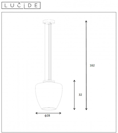 Подвесной светильник LUCIDE 30473/28/62