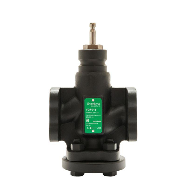 Клапан регулирующий 2-ход фланц PN16 DN15 4.0куб.м/ч -20…+130град.C SE VGF015