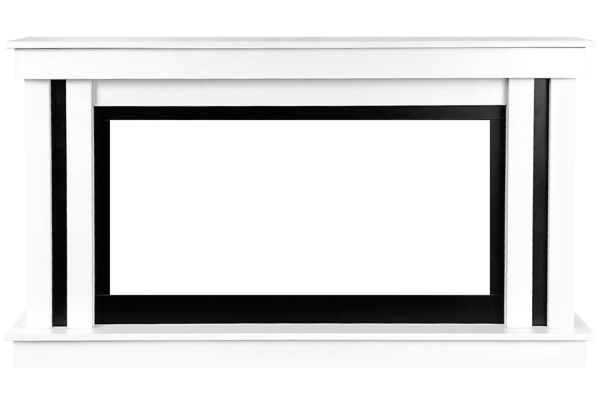 Royal Flame Каминокомплект Cosmo 42 (Разборный) - Белый с черным с очагом Vision 42 LOG LED